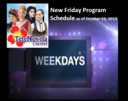 TeleNovela Channel Friday Program Schedule